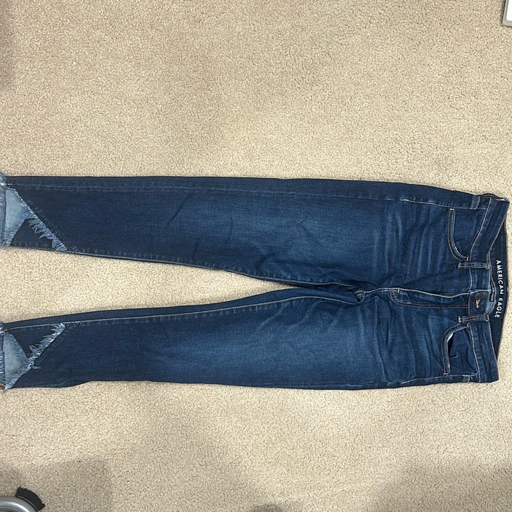 American Eagle High Rise Jegging Crop